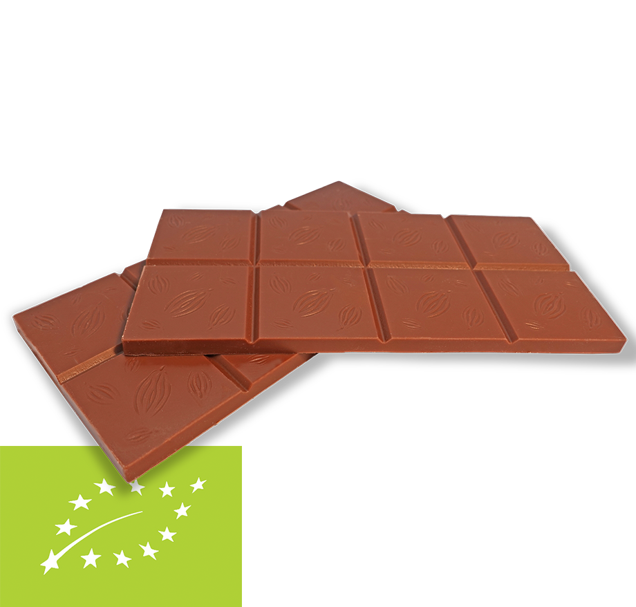 Napolitain 7g, Grand Cru BIO Madagacar milk chocolate 38%